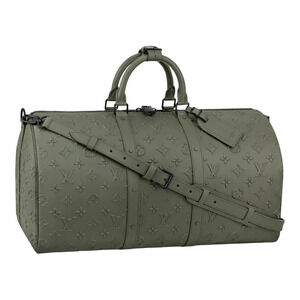 Louis Vuitton Keepall Bandouliere 50 Monogram Seal Wax Duffle Weekend Travel Bag
